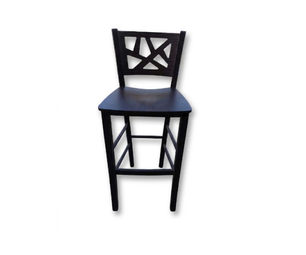 Ιταλικό ξύλινο σκαμπό FERRARA wenge 40x40x72/102h